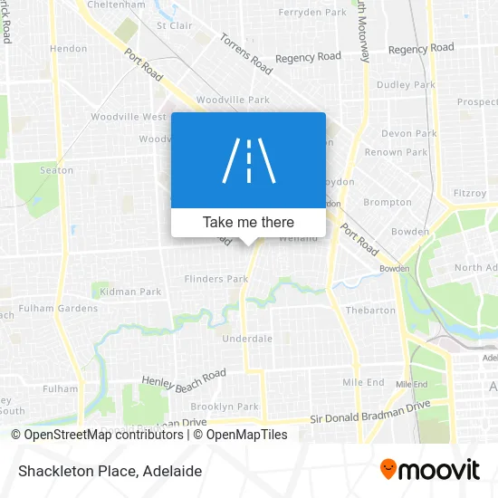 Mapa Shackleton Place