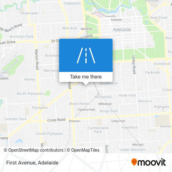 First Avenue map