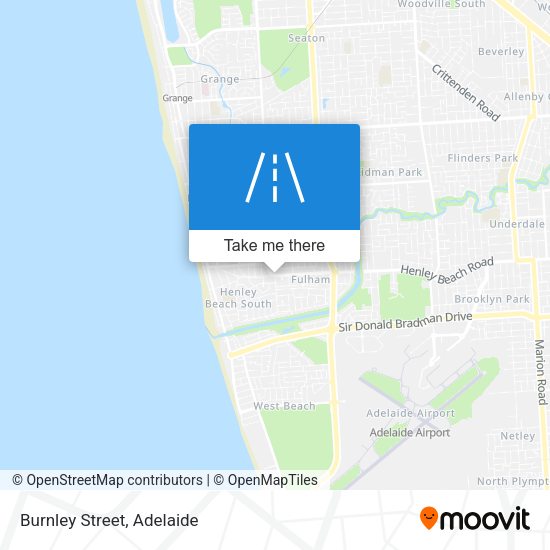 Burnley Street map
