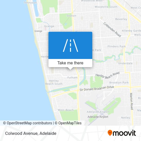 Colwood Avenue map