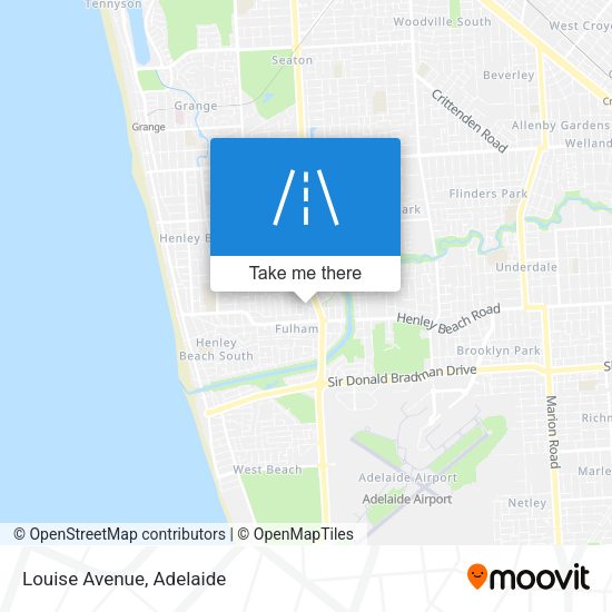 Louise Avenue map