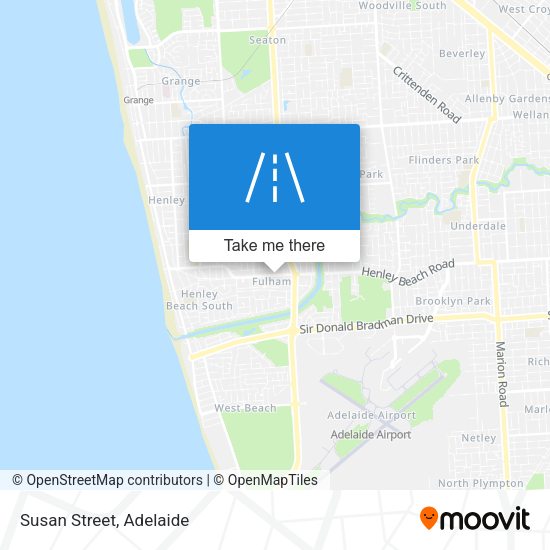 Susan Street map