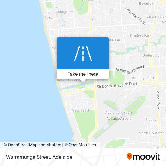 Warramunga Street map
