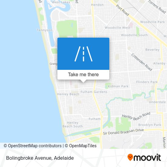 Bolingbroke Avenue map