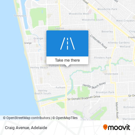 Mapa Craig Avenue