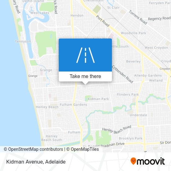 Kidman Avenue map