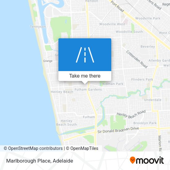 Marlborough Place map