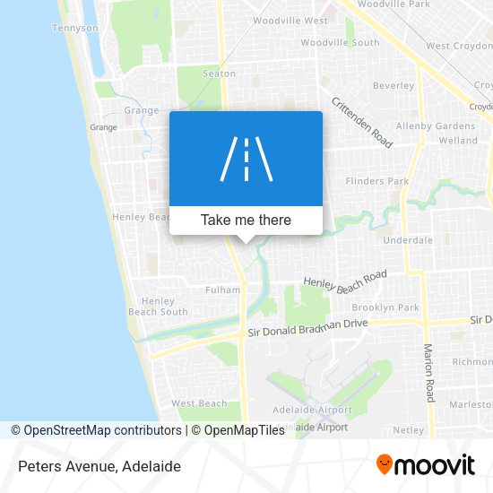 Peters Avenue map