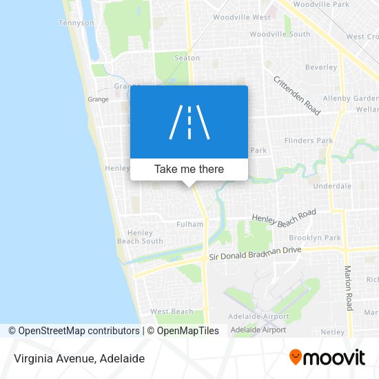 Virginia Avenue map