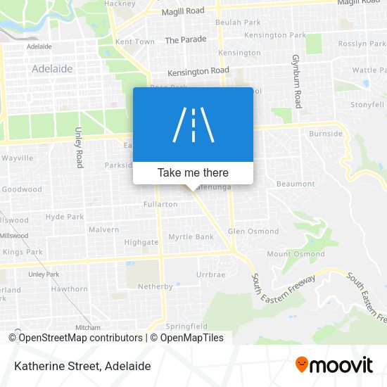 Katherine Street map