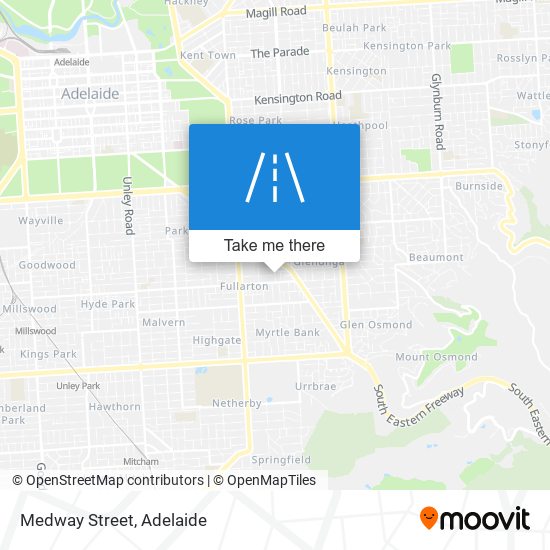 Medway Street map