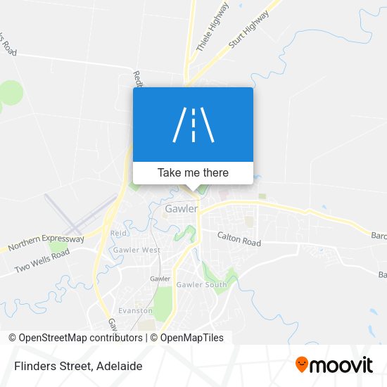 Flinders Street map
