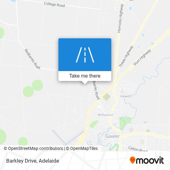 Barkley Drive map