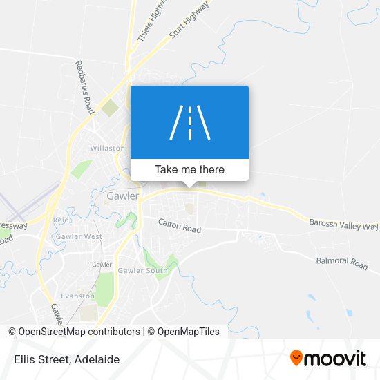 Ellis Street map