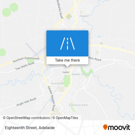 Eighteenth Street map