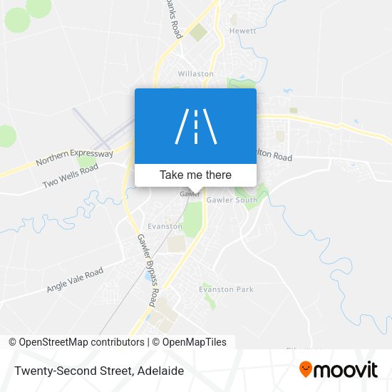 Twenty-Second Street map