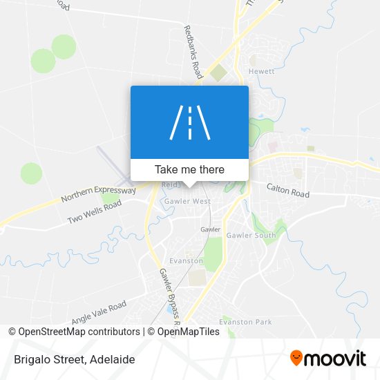 Brigalo Street map