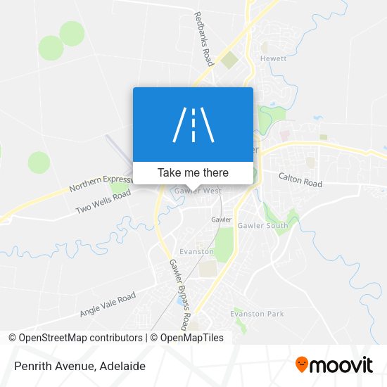 Penrith Avenue map
