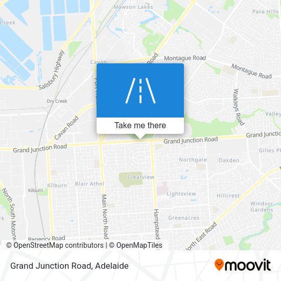 Grand Junction Road map