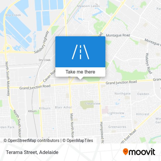 Terama Street map
