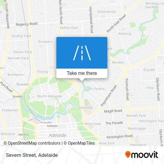 Severn Street map