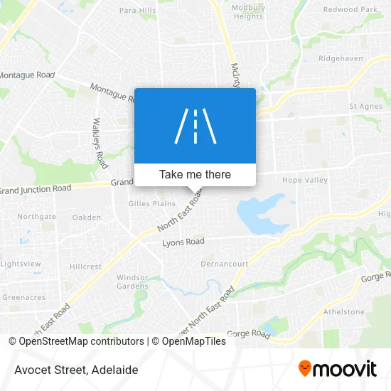 Avocet Street map