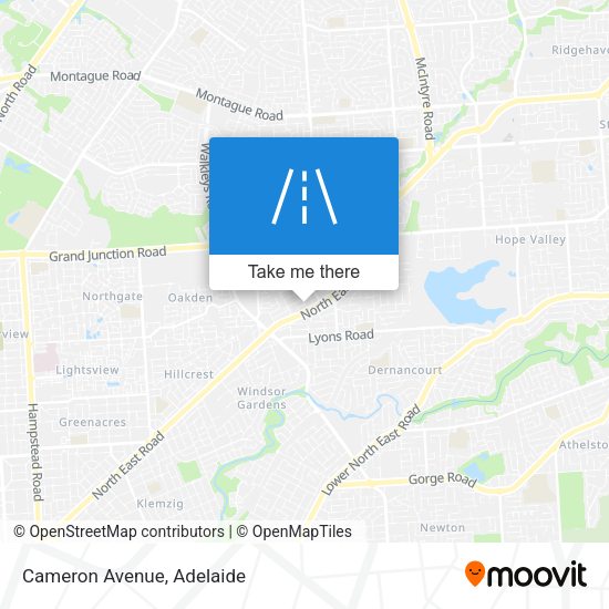 Cameron Avenue map