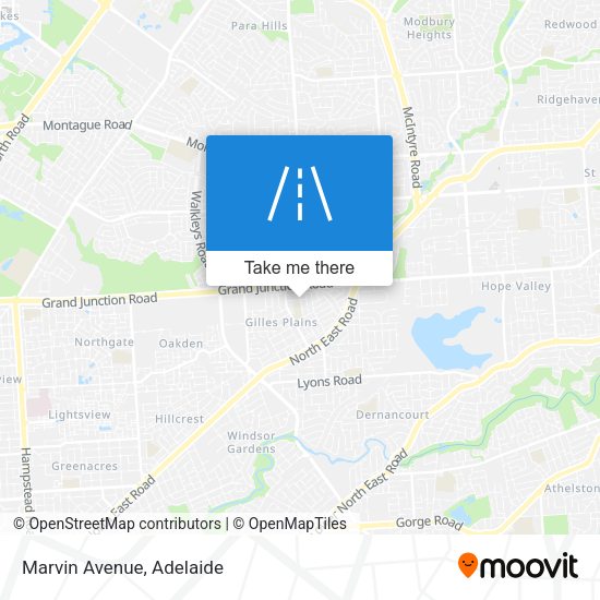 Marvin Avenue map