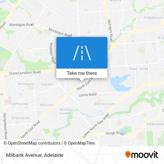 Milbank Avenue map