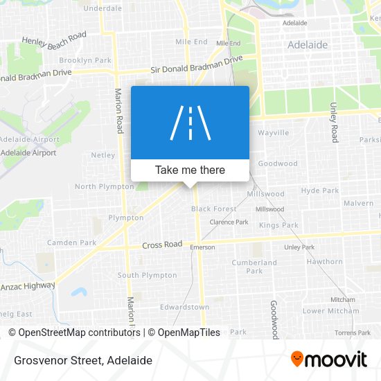 Grosvenor Street map