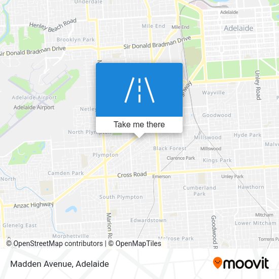 Madden Avenue map