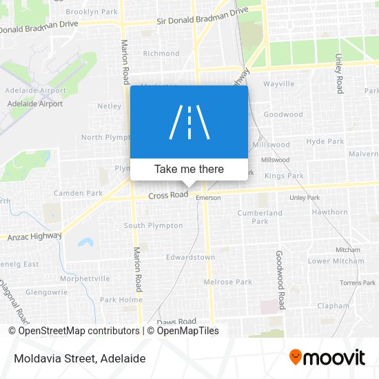 Moldavia Street map