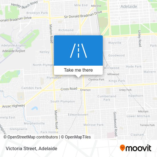 Victoria Street map