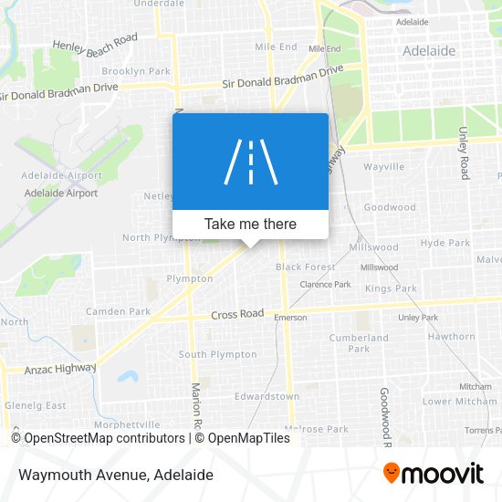 Waymouth Avenue map