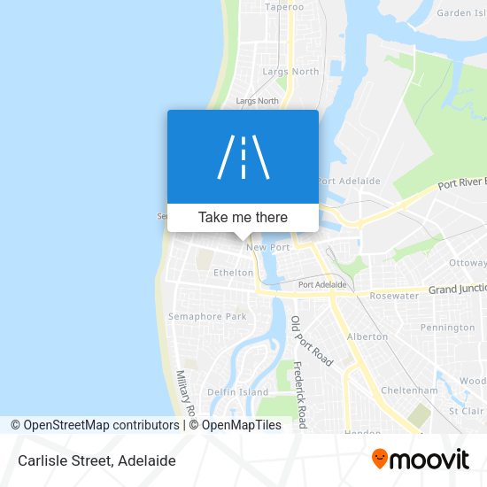 Carlisle Street map