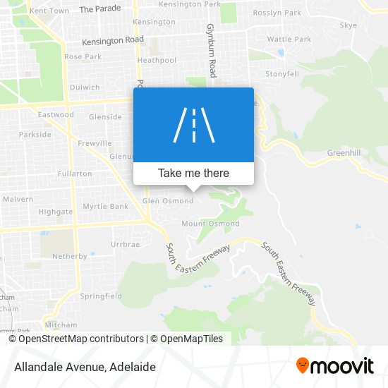Allandale Avenue map