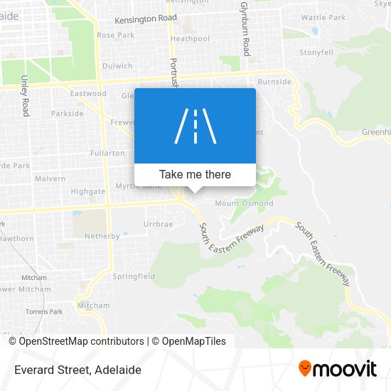 Everard Street map
