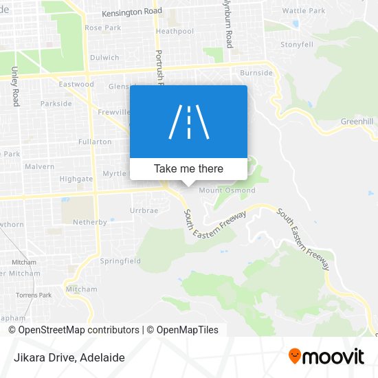 Jikara Drive map