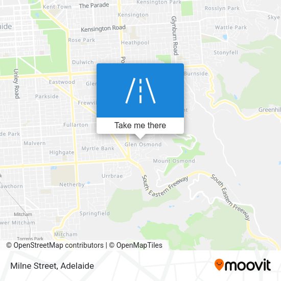 Milne Street map