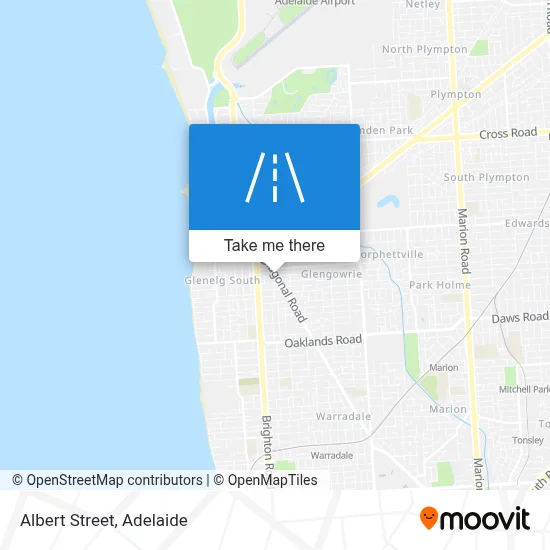Albert Street map