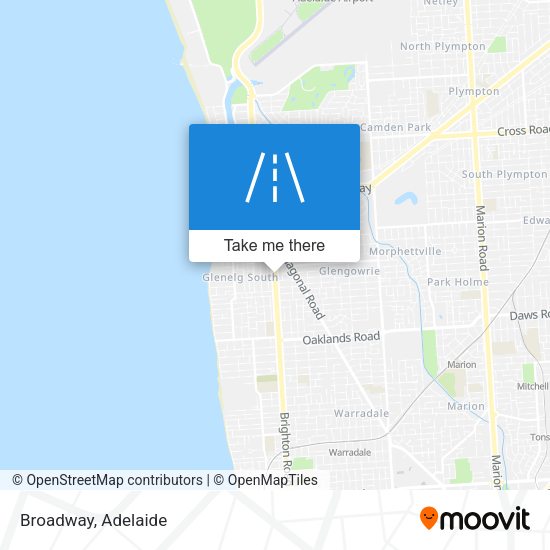 Broadway map