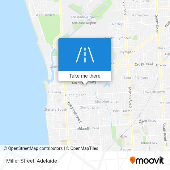 Miller Street map