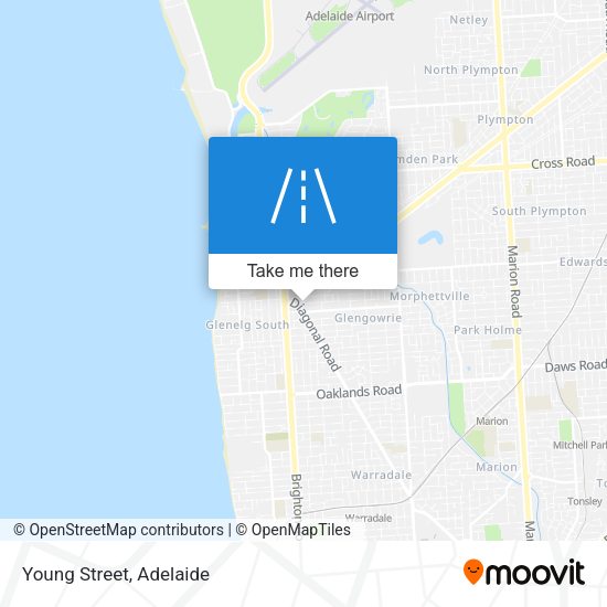 Young Street map