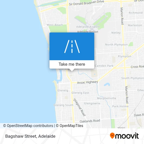 Bagshaw Street map