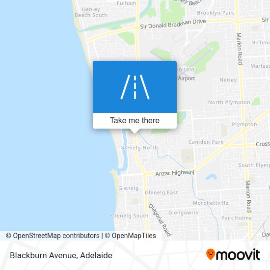 Blackburn Avenue map