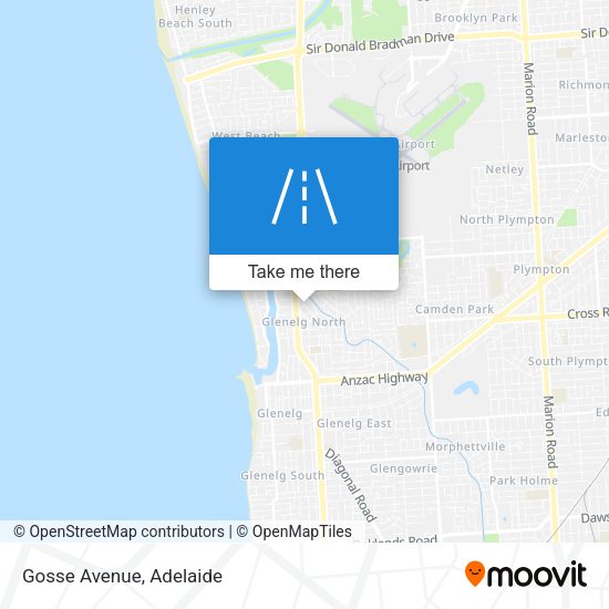 Gosse Avenue map