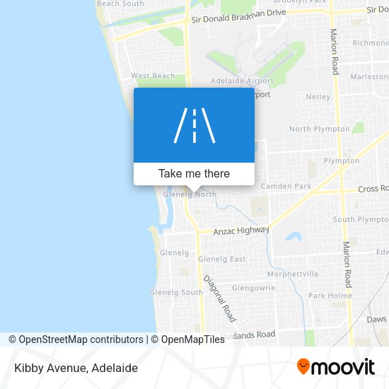 Kibby Avenue map