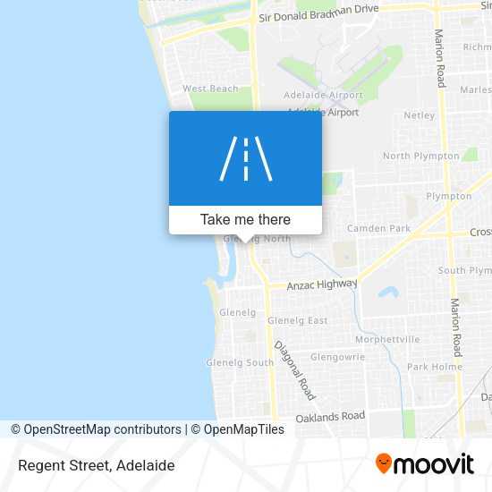 Regent Street map