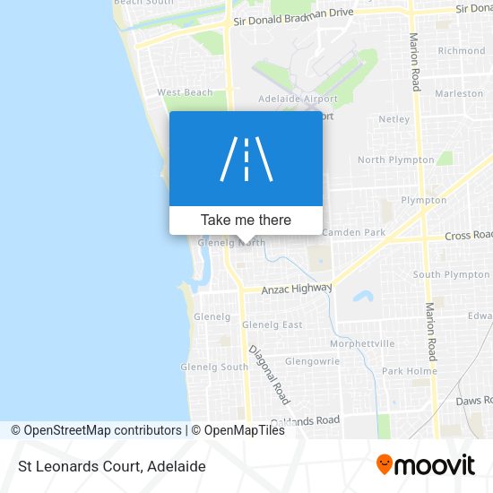 St Leonards Court map