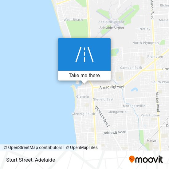Sturt Street map